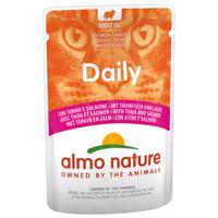 12x70g  Almo Nature Daily Menu nedves macskatáp-Tonhal & lazac