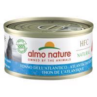 12x70g Almo Nature HFC Natural Atlanti-óceáni tonhal nedves macskatáp