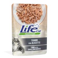 12x70g Life Cat Natural Adult Tonhal & szardella nedves macskatáp