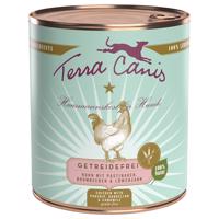 12x800g Terra Canis Gabonamentes Csirke nedves kutyatáp MIx: vad & csirke