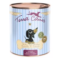 12x800g Terra Canis Puppy Menue csirke, tök, kamilla nedves kutyatáp