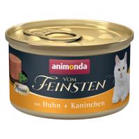 12x85g Animonda Vom Feinsten Adult Csirke & nyúl nedves macskatáp