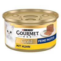 12x85g Gourmet Gold Paté Csirke nedves macskatáp