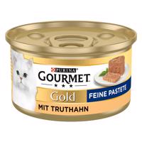 12x85g Gourmet Gold Paté Pulyka nedves macskatáp