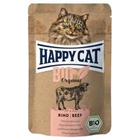 12x85g Happy Cat Bio Pouch bio marha nedves macskaeledel