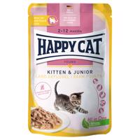 12x85g Happy Cat Kitten Vidéki szárnyas nedves macskaeledel