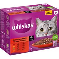 12x85g Whiskas 1+ klasszikus válogatás szószban nedves macskatáp