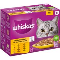 12x85g Whiskas 1+ szárnyasválogatás aszpikban nedves macskatáp