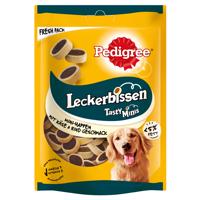 140g Pedigree Tasty Bites kutyasnack: mini-falatok - sajt & marha