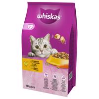 14kg Whiskas 1+ csirke száraz macskatáp 15% árengedménnyel