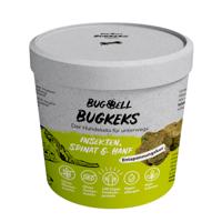 150g BugBell BugKeks Adult rovar, spenót & kender snack kutyáknak