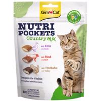 150g GimCat Nutri Pockets Country mix macskasnack