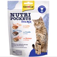 150g GimCat Nutri Pockets sea mix macskasnack