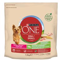 18 kg (12 x 1,5 kg) PURINA ONE Mini Weight Control / Sterilised pulyka & csirke száraz kutyatáp