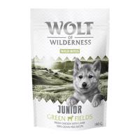 180g Wolf of Wilderness Snack - Wild Bites Junior kutyasnack- Green Fields - bárány & csirke