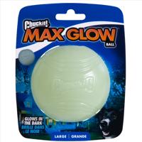 1db Chuckit! Max Glow Ball kutyajáték L méret: Ø 7,6 cm