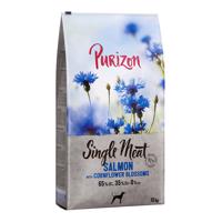 1kg Purizon Single Meat Adult lazac, spenót & búzavirág - gabonamentes száraz kutyatáp