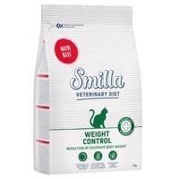 1kg Smilla Veterinary Diet Weight Control marha száraz macskatáp akciósan