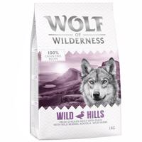 1kg Wolf Of Wilderness Adult ''Wild Hills'' kacsa - gabonamentes száraz kutyatáp