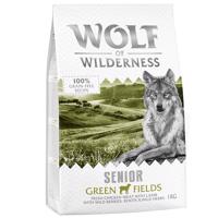 1kg Wolf of Wilderness Senior 'Green Fields' bárány - gabonamentes száraz kutyatáp