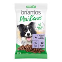 200g Briantos Mini Bones Lazac, sárgarépa & kakukkfű gabonamentes kutyasnack 20% árengedménnyel