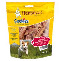 200g Hansepet Cookies kacsafilé-csíkok kutyasnack