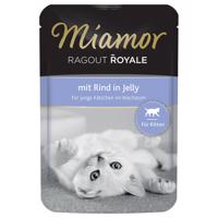 22x100g Miamor Ragout Royale Kitten marha nedves macskatáp