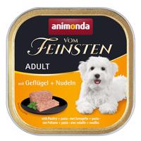 22x150g animonda vom Feinsten Adult Szárnyas & tészta nedves kutyatáp