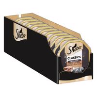 22x85g Sheba tálcás nedves macskatáp megapackban - Classics pástétomban kacsa & csirke