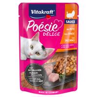 23x85g Vitakraft Poésie Délice pulyka nedves macskaeledel