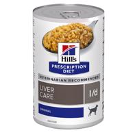 24 + 12 ingyen! 36 x 360 g / 370 g Hill's Prescription Diet - l/d Liver Care kutyatáp (36 x 370 g)