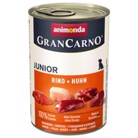 24 x 400g Animonda GranCarno Original Junior kutyatáp - Marha & csirke