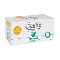 24x100g Smilla Veterinary Diet Sensitive csirke nedves macskatáp