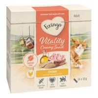 24x10g Feringa Vitality Creamy Snacks macskasnack - Csirke