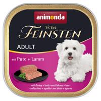 24x150g Animonda vom Feinsten nedves kutyatáp-Adult gabonamentes - pulyka & bárány