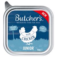 24x150g Butcher's Original Junior csirke nedves kutyatáp