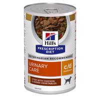 24x156g Hill's Prescription Diet c/d Multicare Urinary Care csirke nedves kutyatáp