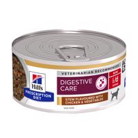 24x156g  Hill's Prescription Diet i/d Digestive Care Stress Mini csirke nedves kutyatáp