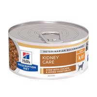 24x156g Hill's Prescription Diet k/d Kidney Care Ragu csirke nedves kutyatáp