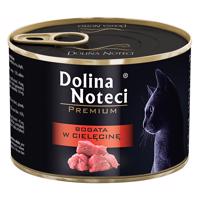 24x185g, Dolina Noteci Premium, borjúhúsban gazdag, nedves macskaeledel