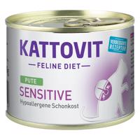 24x185g Kattovit Sensitive nedves macskatáp-pulyka