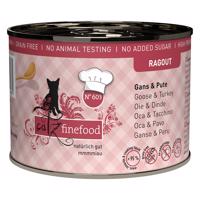 24x190g catz finefood ragout No. 603 liba & pulykanedves macskatáp