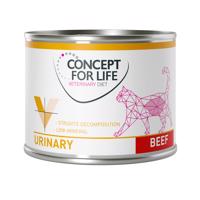 24x200g Concept for Life Veterinary Diet Urinary marha nedves gyógytáp macskáknak