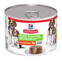 24x200g Hill's Science Plan Puppy & Mother Tender Mousse nedves kutyatáp - Csirke