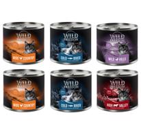 24x200g Wild Freedom Adult nedves macskatáp- Vegyes csomag II (2 x csirke, 2 x lazac, 1x marha, 1x kacsa