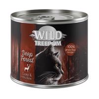 24x200g Wild Freedom Adult nedves macskatápvad & csirke