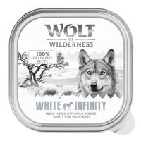 24x300g Wolf of Wilderness Adult - Single Protein tálcás gazdaságos csomag nedves kutyatáp White Infinity - ló