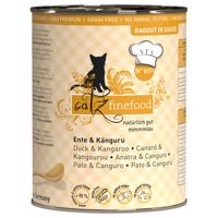 24x380g catz finefood Ragout No.607 kacsa & kenguru nedves macskatáp