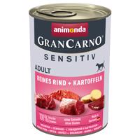 24x400g Animonda GranCarno Adult Sensitive Marha & burgonya nedves kutyatáp