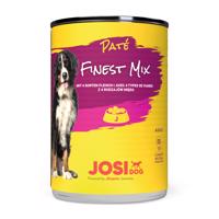 24x400g JosiDog Paté nedves kutyatáp Finest mix (pulyka, csirke, marha, bárány, sertés)